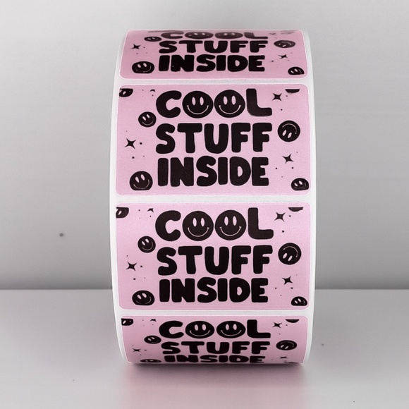 📦 "Cool Stuff Inside" Stickers for Packages | Customer Experience Labels - Picture 7 of 11